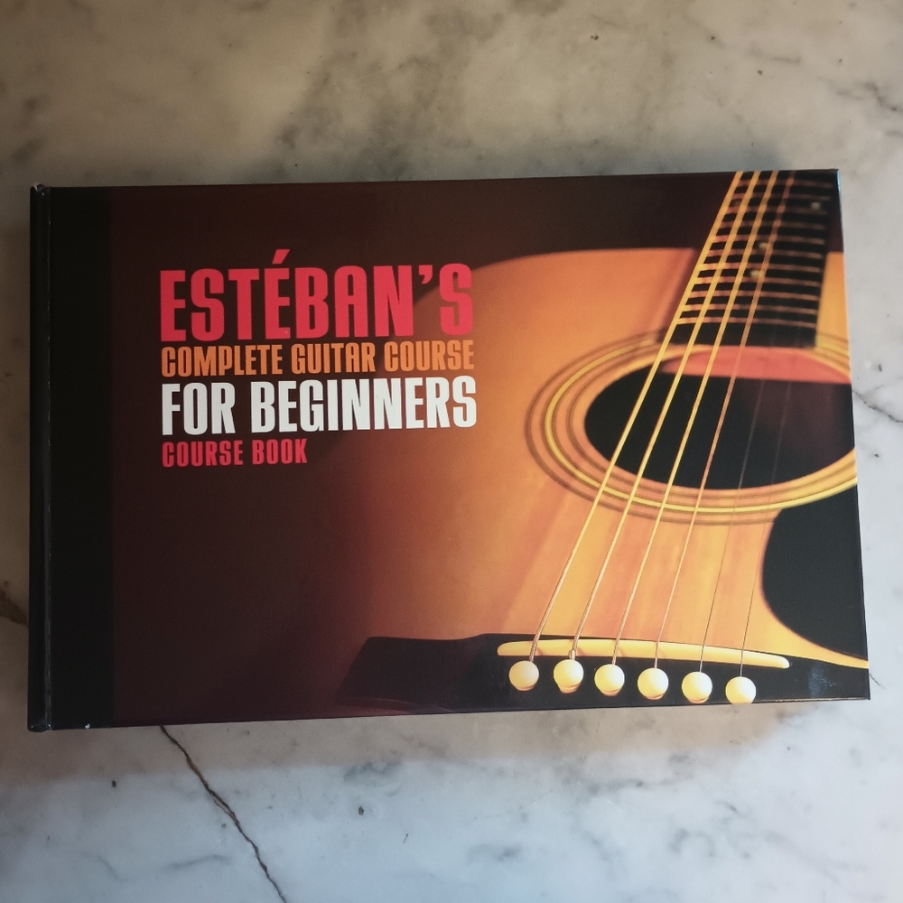Estéban's Complete Guitar Course for Beginners - Spiral Hardcover Book